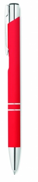 Logo trade corporate gifts picture of: Ball pen in rubberised finish