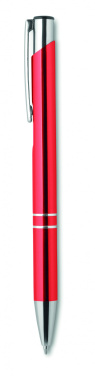 Logo trade corporate gift photo of: Push button aluminium pen BERN