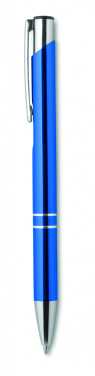 Logo trade promotional items picture of: Push button aluminium pen BERN