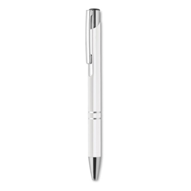 Logotrade business gifts photo of: Push button aluminium pen BERN