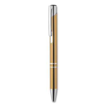 Logotrade advertising products photo of: Push button aluminium pen BERN