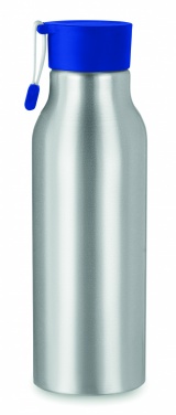 Logotrade promotional merchandise photo of: Single-walled 500 ml aluminum bottle with a PP cap and a silicone strap