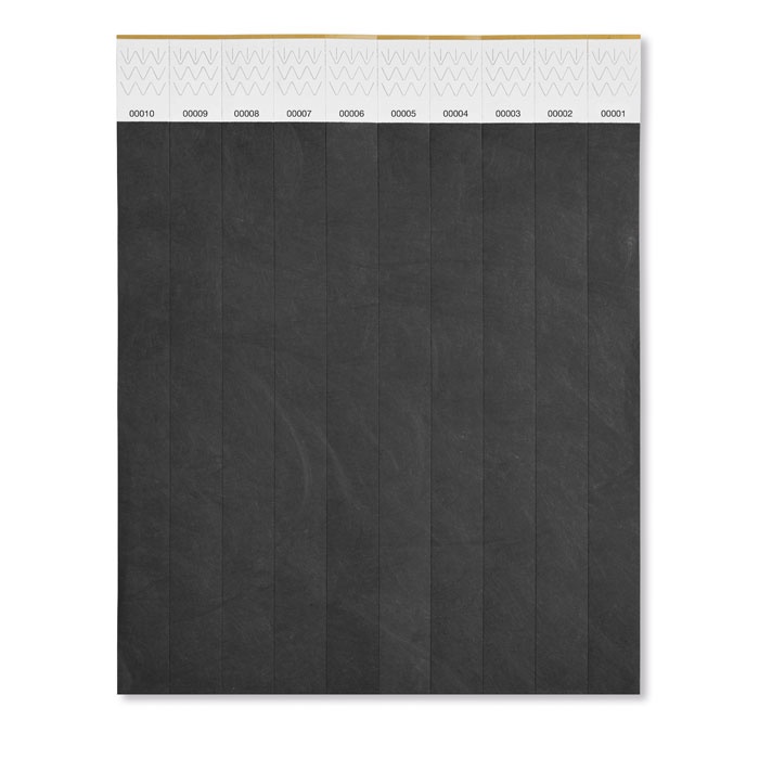 Logo trade corporate gifts picture of: One sheet of 10 wristbands