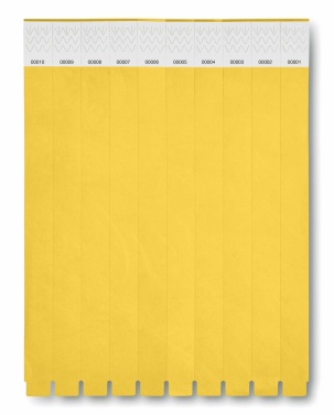 Logotrade promotional product picture of: One sheet of 10 wristbands