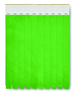 Logotrade promotional merchandise picture of: One sheet of 10 wristbands