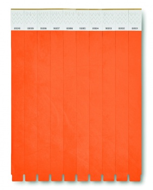 Logo trade promotional product photo of: One sheet of 10 wristbands
