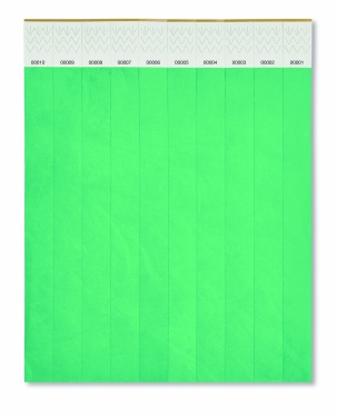 Logo trade corporate gifts image of: One sheet of 10 wristbands