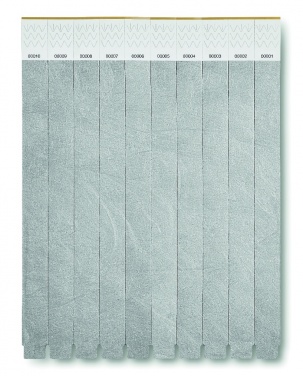 Logotrade promotional item picture of: One sheet of 10 wristbands
