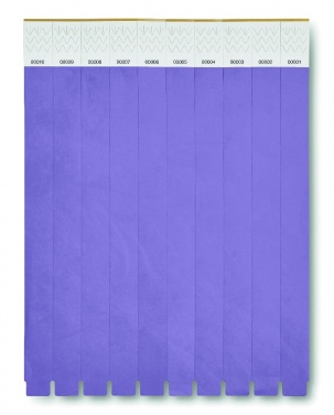 Logotrade promotional gift image of: One sheet of 10 wristbands
