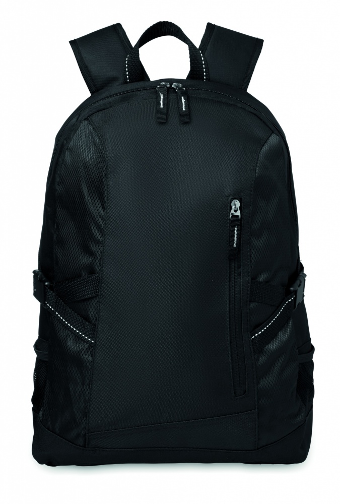 Logo trade promotional merchandise image of: Polyester laptop backpack
