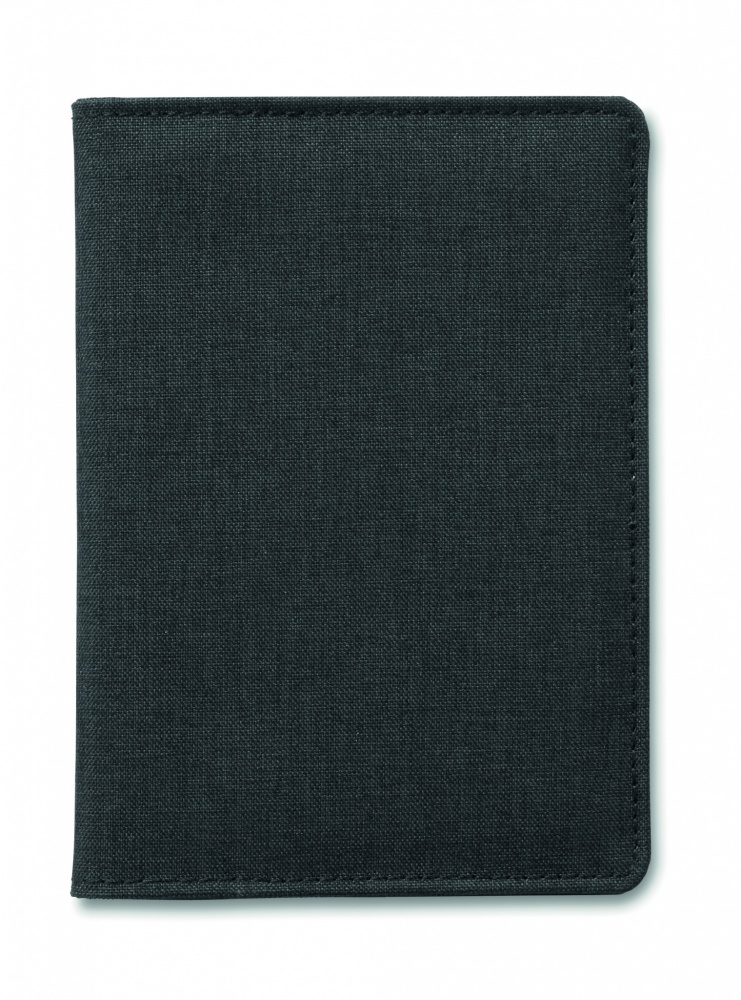 Logo trade promotional products image of: 2 Tone passport holder