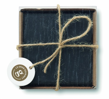 Logotrade promotional items photo of: Slate coasters with EVA bottom