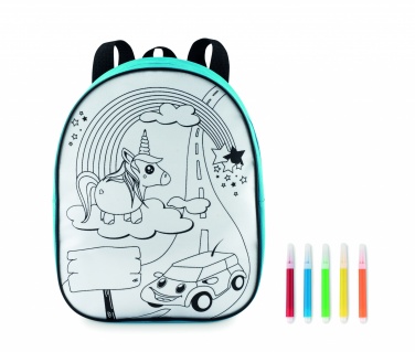 Logo trade advertising product photo of: Backpack with 5 markers