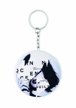 Logo trade promotional merchandise image of: Key ring with bottle opener Madona