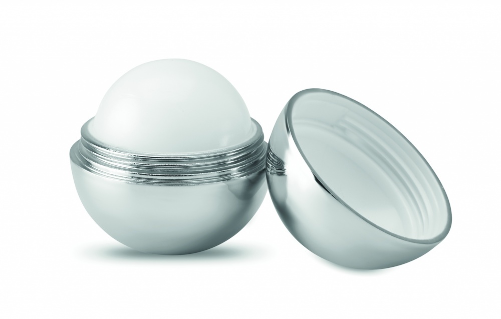 Logotrade corporate gift image of: Round lip balm UV finish