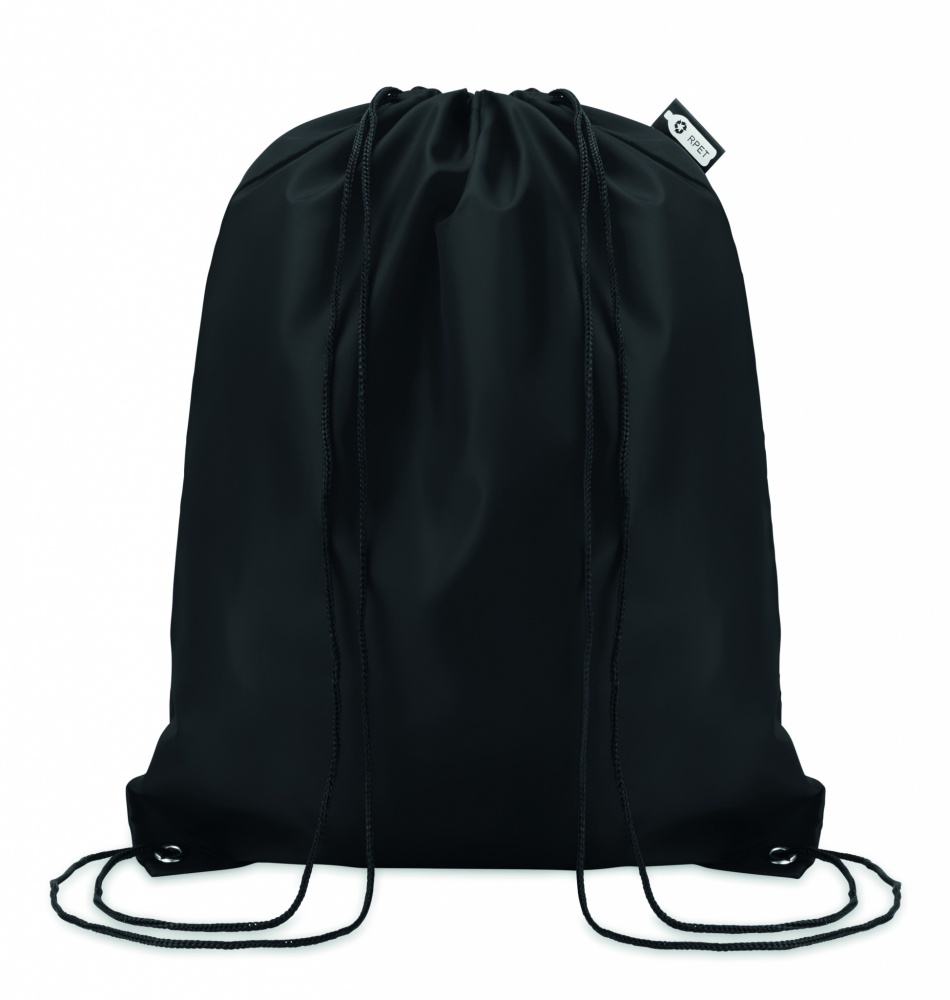 Logotrade promotional item picture of: 190T RPET drawstring bag