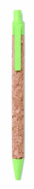 Logotrade promotional merchandise picture of: Cork/ Wheat Straw/ABS ball pen