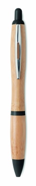 Logotrade promotional product image of: Ballpoint pen made of ABS and bamboo