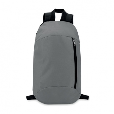 Logo trade promotional giveaways image of: Backpack with front pocket