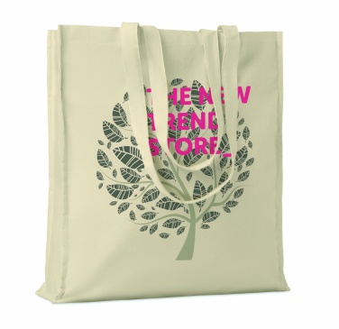 Logo trade promotional giveaways picture of: 140gr/m² cotton shopping bag