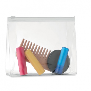 Logo trade promotional item photo of: Cosmetic pouch with zipper