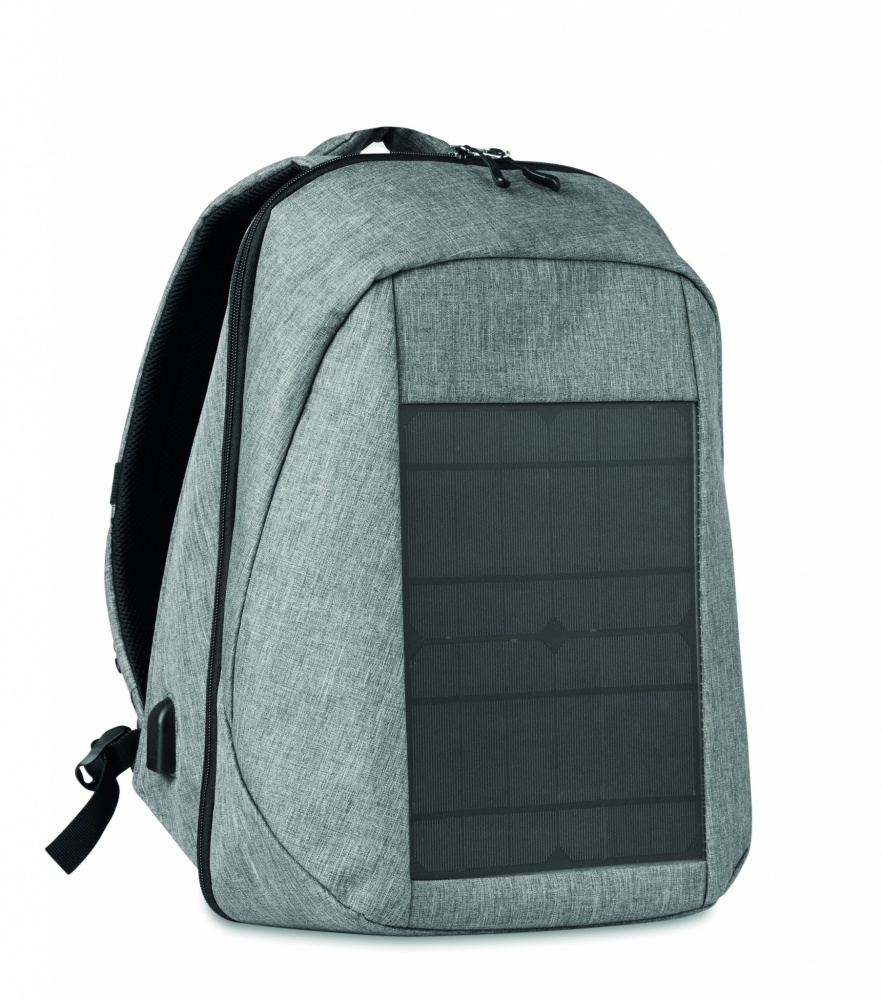 Logo trade promotional merchandise photo of: Backpack solar