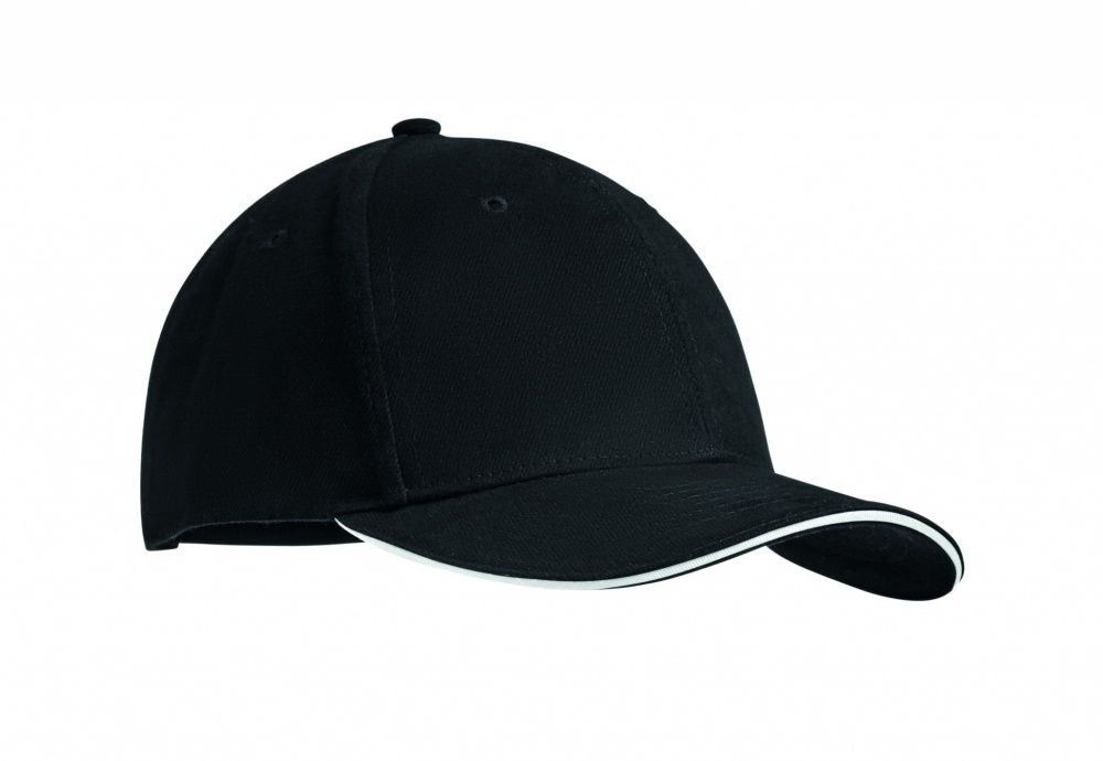 Logo trade corporate gift photo of: Brushed heavy cotton 6 panel sa