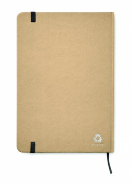 Logotrade promotional gift image of: A5 recycled notebook 80 lined