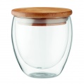 Double wall glass 250ml Hamburg, Transparent