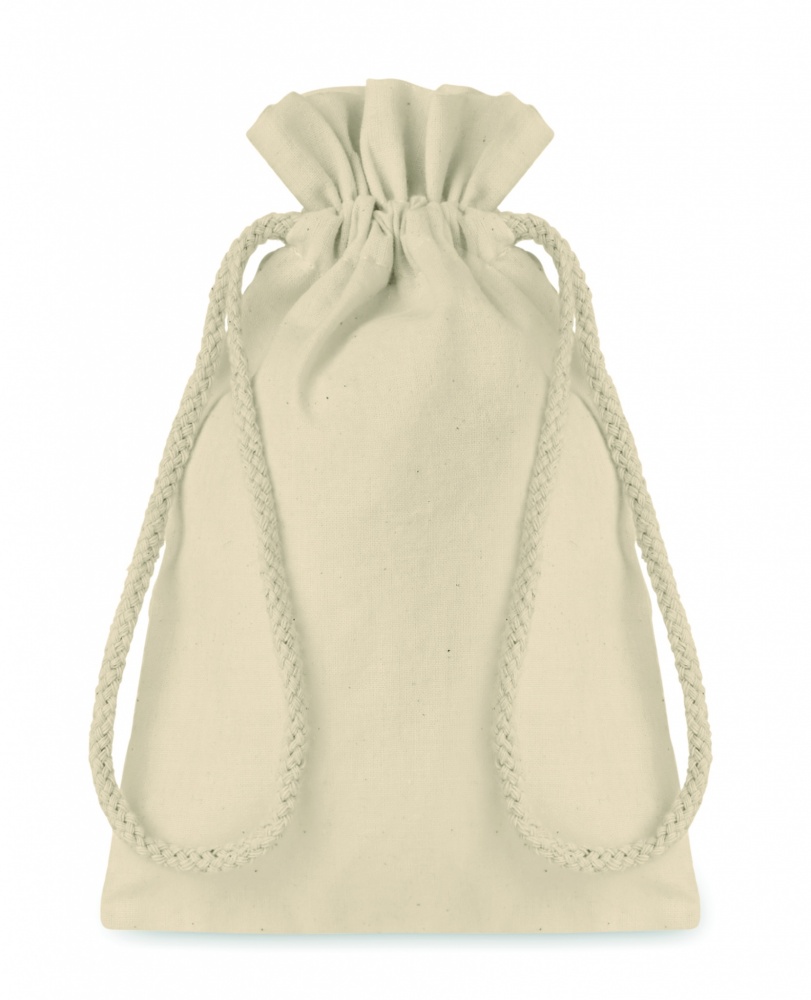 Logotrade promotional giveaway image of: Small Cotton draw cord bag