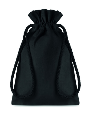 Logotrade promotional products photo of: Small Cotton draw cord bag