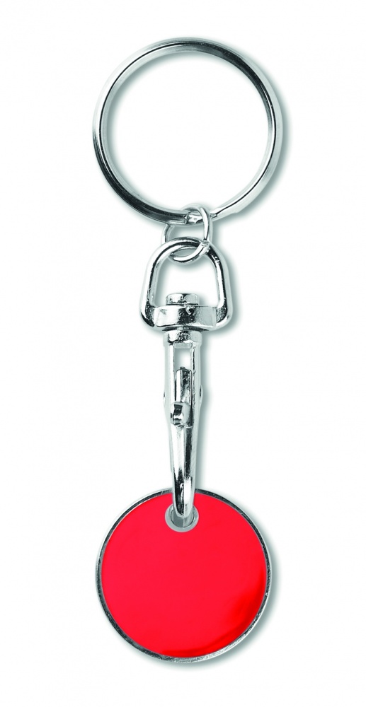 Logo trade promotional items picture of: Key ring token (€uro token)