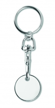 Logo trade business gifts image of: Key ring token (€uro token)
