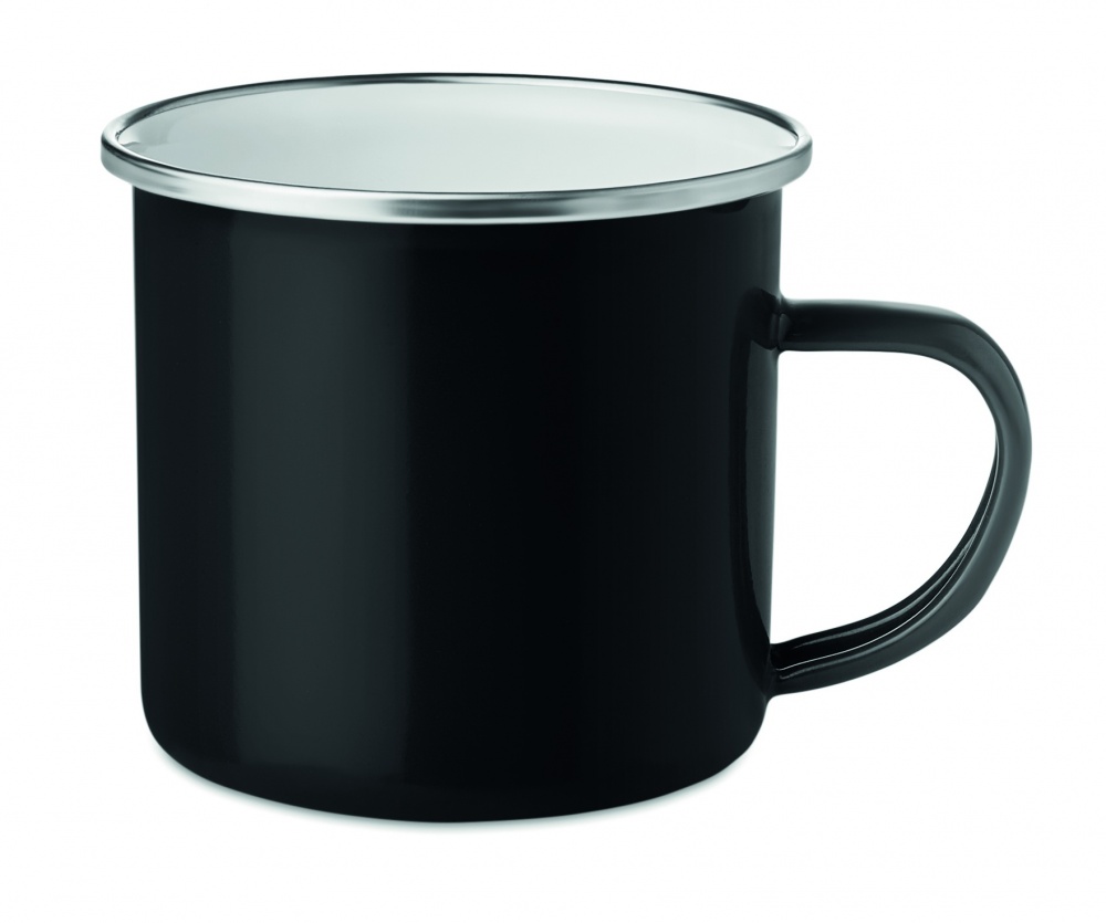 Logotrade promotional giveaway picture of: Metal mug with enamel layer