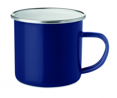 Logo trade promotional products image of: Metal mug with enamel layer