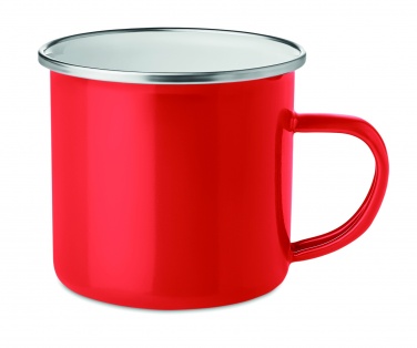 Logo trade advertising products image of: Metal mug with enamel layer