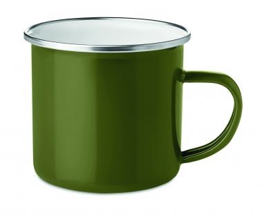 Logo trade corporate gift photo of: Metal mug with enamel layer