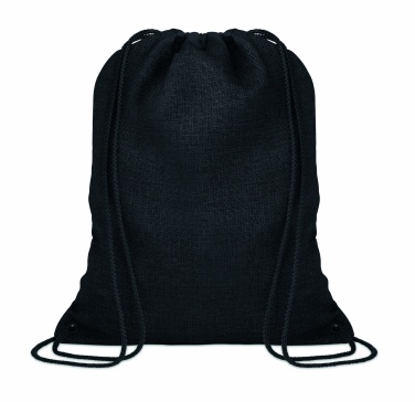 Logotrade business gift image of: 1200D heathered drawstring bag