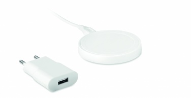 Logo trade advertising products image of: Wireless charger travel set