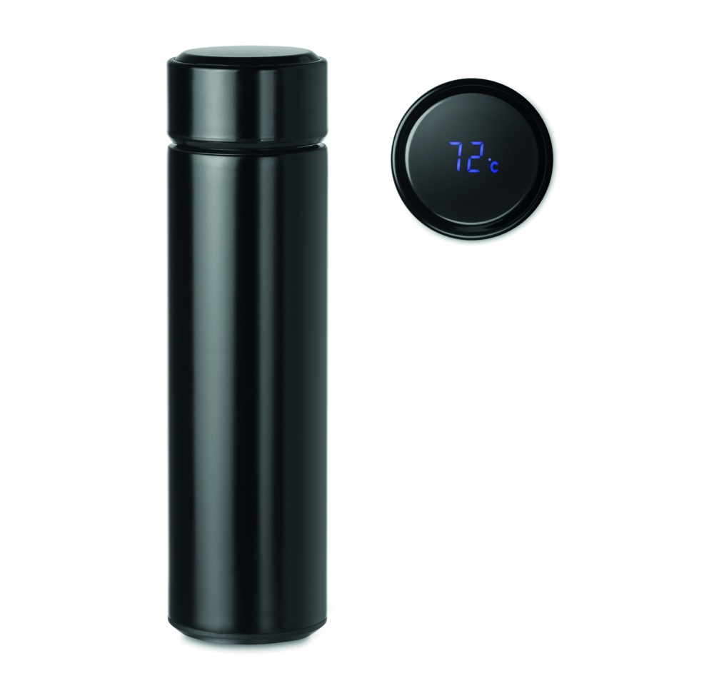 Logotrade promotional item picture of: Bottle with touch thermometer