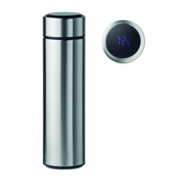 Logo trade promotional gift photo of: Bottle with touch thermometer