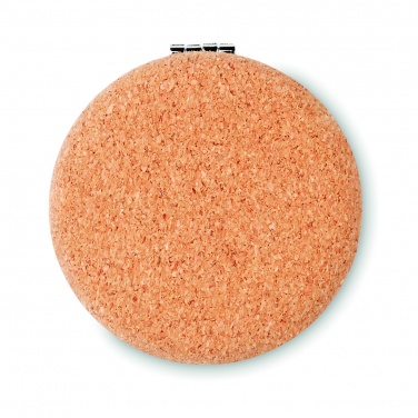 Logotrade corporate gift picture of: Pocket mirror with cork cover