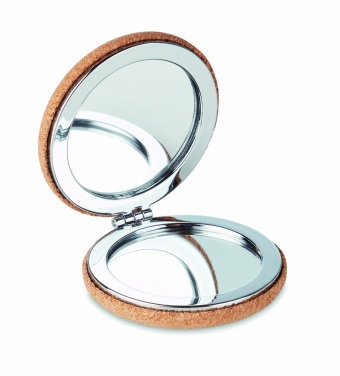 Logo trade promotional products picture of: Pocket mirror with cork cover