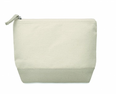 Logotrade promotional gift image of: Bicolour cotton cosmetic bag