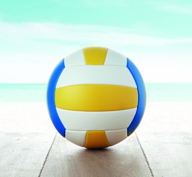 Logo trade promotional giveaways picture of: Volleyball in matt PVC