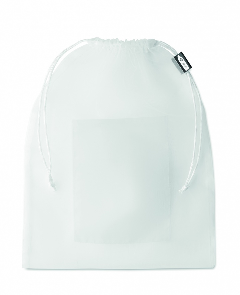 Logo trade promotional items image of: Mesh RPET food bag