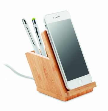 Logotrade corporate gift image of: Wireless charger pen holder 5W BAICOI
