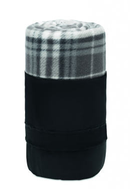 Logo trade promotional merchandise picture of: RPET fleece travel blanket