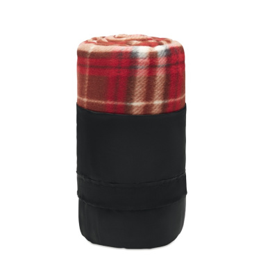 Logotrade business gifts photo of: RPET fleece travel blanket
