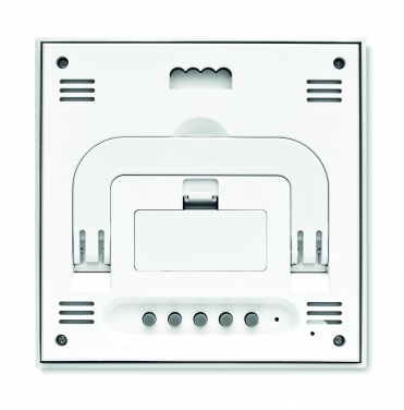 Logo trade advertising products image of: Weather station bamboo front TURKU